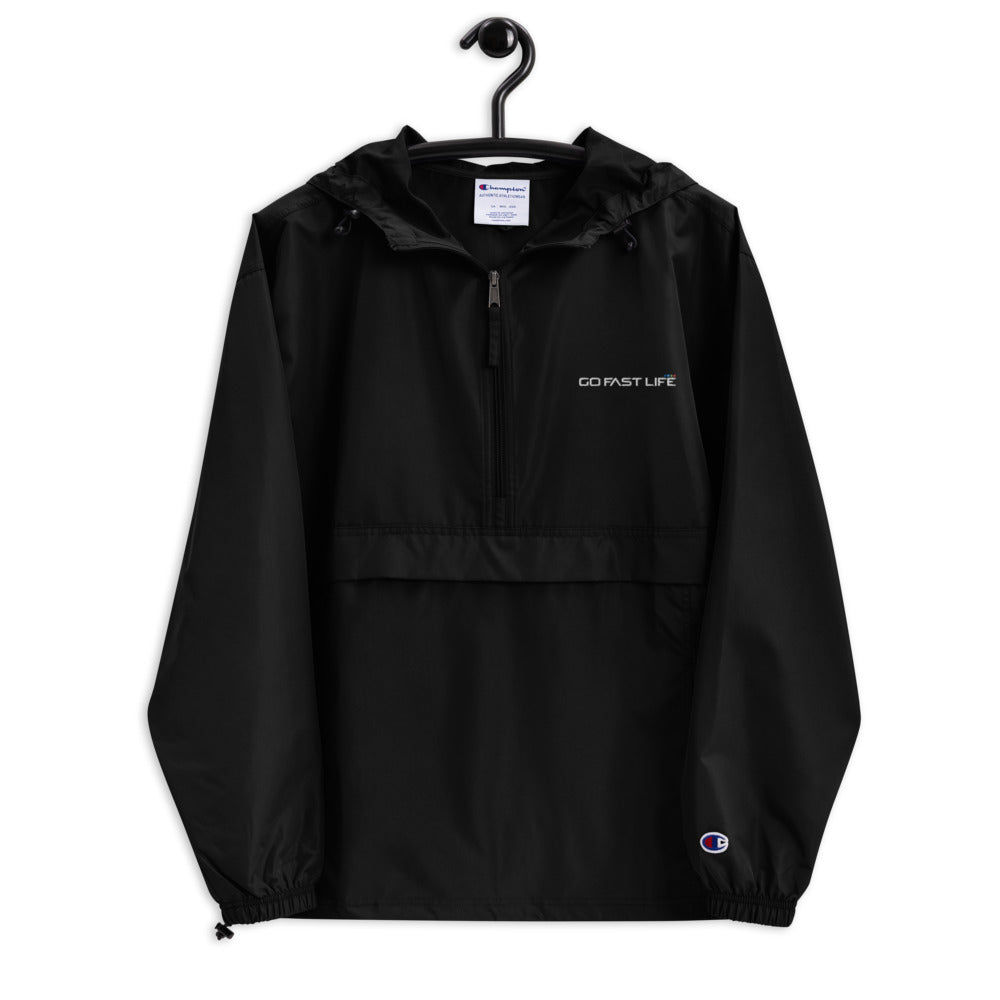 Embroidered Champion Packable Jacket / Multiple Colors